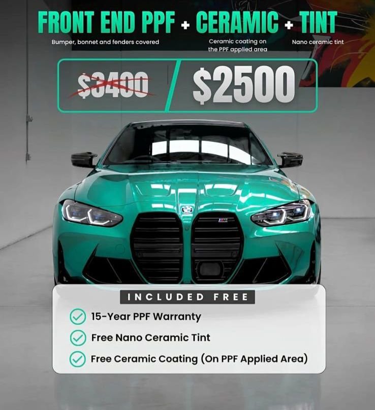 Front End PPF Ceramic Tint
